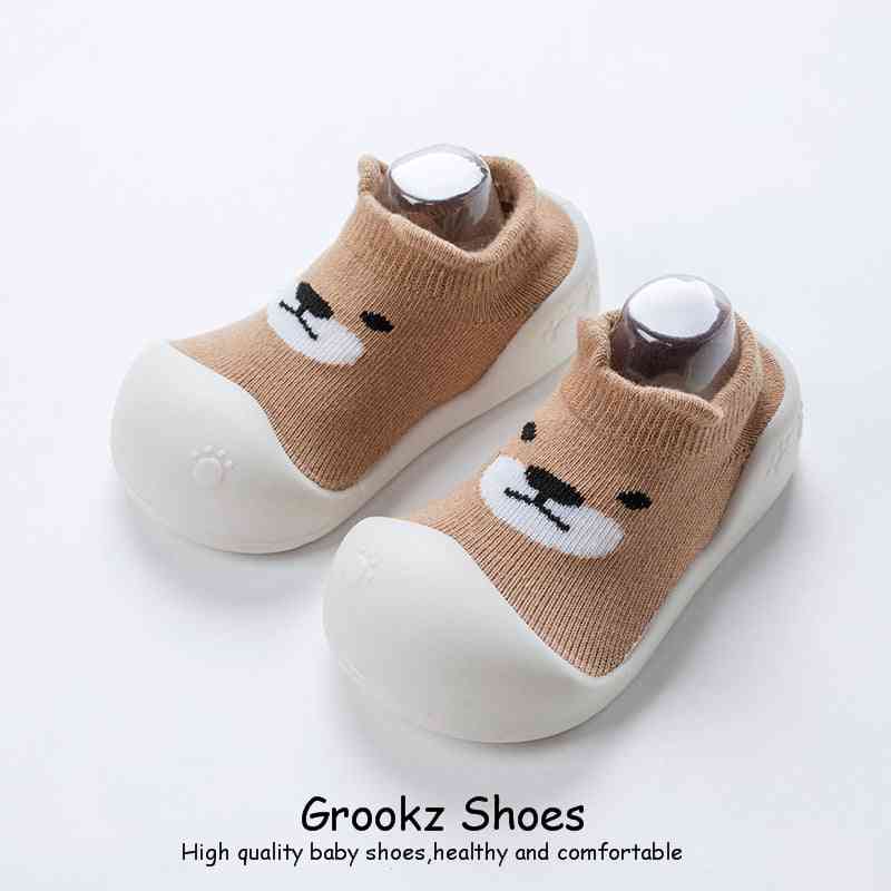 Animal Sock Shoes - Brown Little Bear