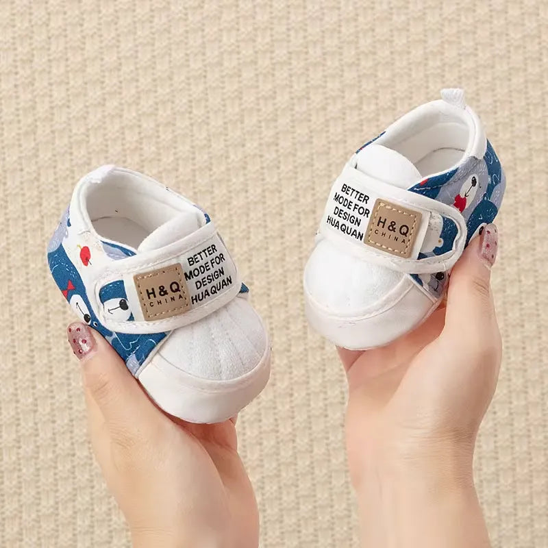 Premium Soft Sole Baby Shoes - First Walker Shoes for Infants 6-12 Months