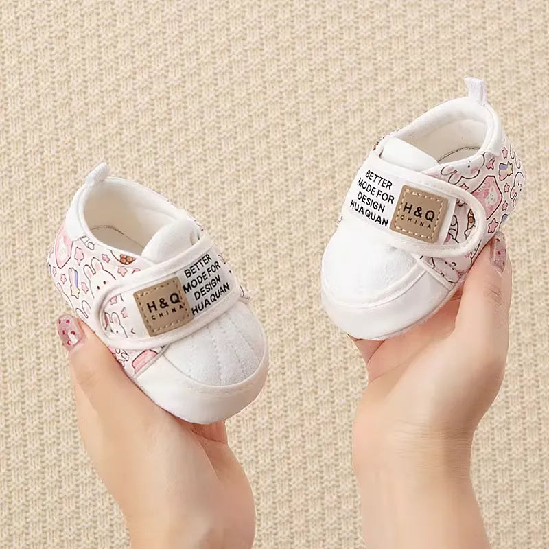 Premium Soft Sole Baby Shoes - First Walker Shoes for Infants 6-12 Months