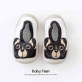 Baby Doll Sock Shoes - Pug Dog