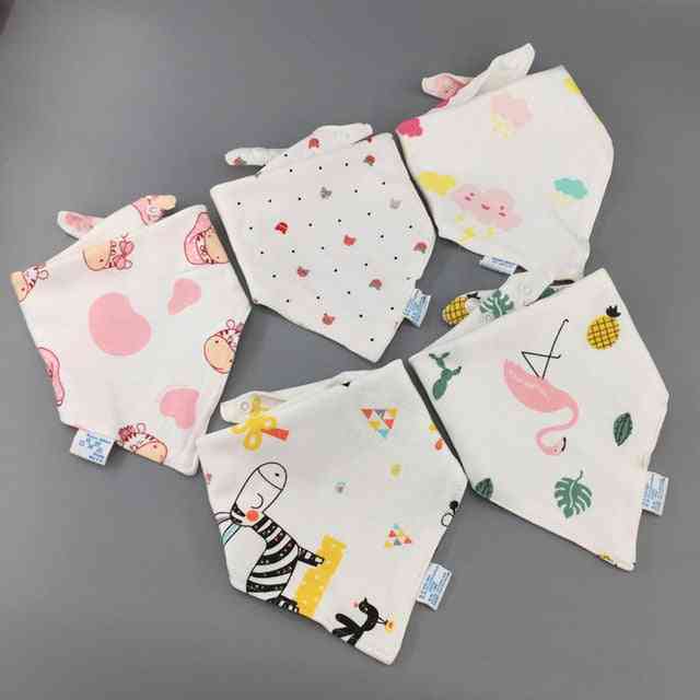 Baby Bandanna Bibs - 5 Pack